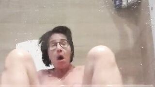 Huge squirt splash to window in bathroom - 12 image
