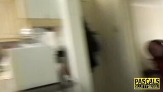 Kinky MILF in latex gets rough anal pounded while getting whipped - 4 image