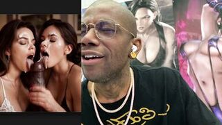 Watch two horny MILFs give petite Asian teen's bald pussy a hard pounding and facial - 15 image