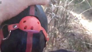 Milf Ball Gag Compilation: Laura On Heels and The Throater moan while getting their natural tits and big butt dominated - 12 image