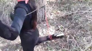 Milf Ball Gag Compilation: Laura On Heels and The Throater moan while getting their natural tits and big butt dominated - 7 image
