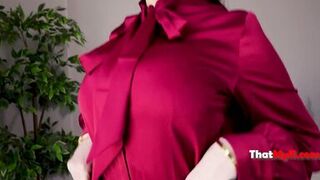 Paris Lincoln dominates employee & makes him beg for more in steamy BDSM session - 2 image