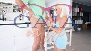 MILF wife's asshole destroyed by BearBang & GaiaOnTop while she gags on her juicy butt & drinks piss - 7 image