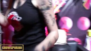 Watch this dominant MILF dominate her submissive with femdom BDSM - 3 image
