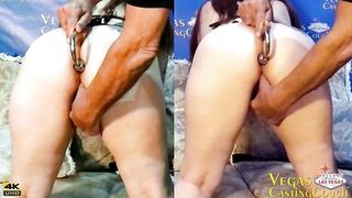 Ashley Cami's tight ass and pussy wrecked by BDSM machine & cum in mouth - 11 image